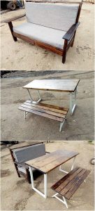 Pallet Bench and Table