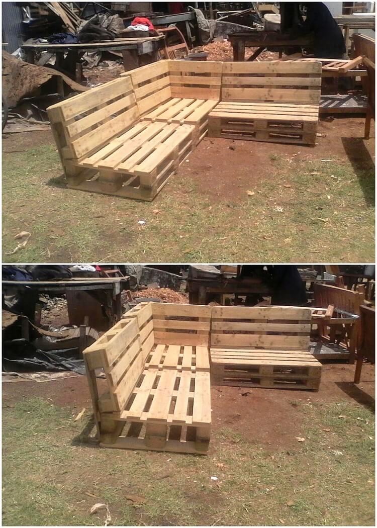 Pallet Garden Couch DIY Pallet Ideas