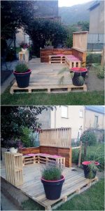 Pallet Garden Terrace and Couch
