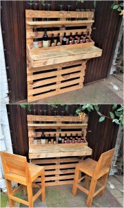 Pallet Wine Bar and Chairs
