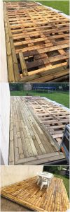 DIY Pallet Garden Terrace