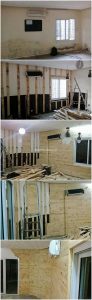 DIY Pallet Wall Paneling