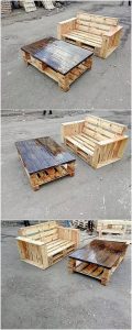 Pallet Bench and Table