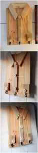 Pallet Coat Rack