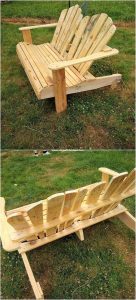 Pallet Garden Bench