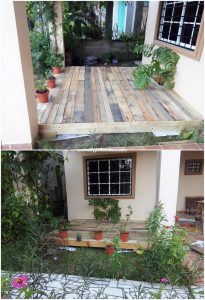 Pallet Garden Terrace
