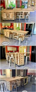 Pallet Kitchen Island Table
