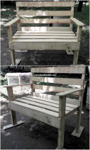 Recycled Pallet Bench