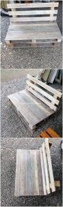 Wooden Pallet Bench