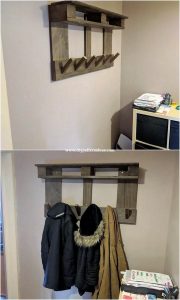 Pallet Coat Rack