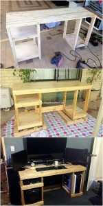 Pallet Computer Desk Table