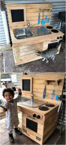 Pallet Outdoor Kitchen