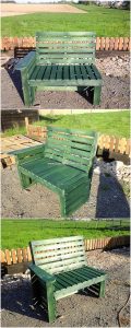 Wood Pallet Bench