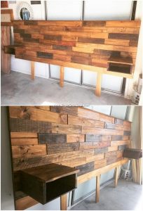 Pallet Bed Headboard