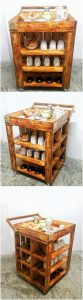 Pallet Coffee Table on Wheels