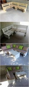 Pallet Couch and Table