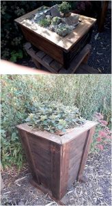 Pallet Planter Box