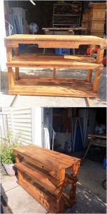 Pallet Shelving Table