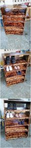 Pallet Shoe Rack