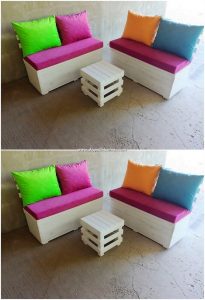 Pallet Sofa and Table