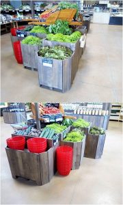 Pallet Vegetables Rack