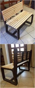 Wood Pallet Bench