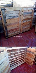 Wood Pallet Cabinet