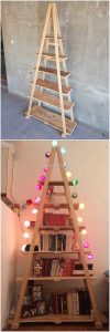 Pallet Ladder Shelf