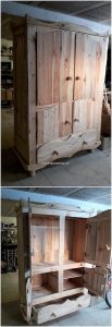 Pallet Wardrobe