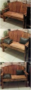 Wood Pallet Bench