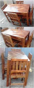 Pallet Dining Furniture Set
