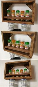Pallet Spice Rack