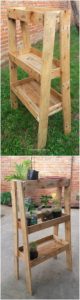 Pallet Planter Stand